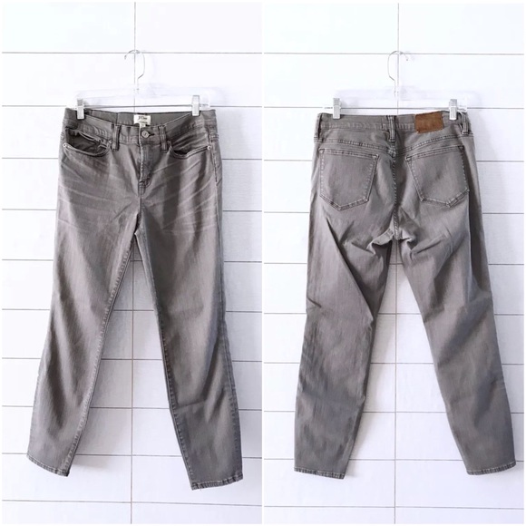 J.Crew Gray Slim Denim Toothpick Skinny Jeans - Picture 2 of 8